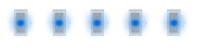 5 SMD-LEDs, blau