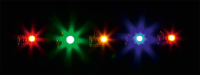 5 LED einzeln, Bunt gemischt