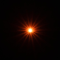 5 selbstblinkende LED, gelb