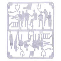 1:50 Detailfiguren sitzend transparent  2x8 (16 Stk)