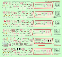 1/48 &amp;gt;Me109 Stencils Swiss