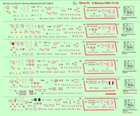 1/72 &amp;gt;Me109 Stencils Swiss