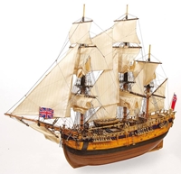 1/54 HMS Endeavour Standmodellbausatz