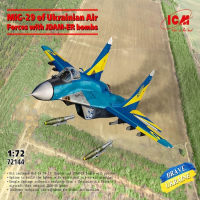 1/72 MIG-29 Ukraine Fighterw JDAM -ER bombs