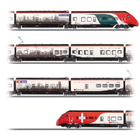 H0 Elektro-Gliederzug RABe501,Giruno,SBB,VI