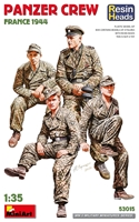 1:35 Deutsche Pz Besatzung Frankreich 1944 (Resin Heads)