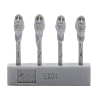 1/35 Dt.Panzerbesatzung sitzend m.Resin K&amp;#246;pfen