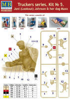 1/24Truckers series.Joni(Lookout)Johnson&amp;amp;her dog Maxx