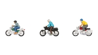 H0 Mopedfahrer