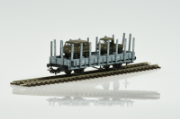 H0 SBB Flachwagen mit 2 Milit&amp;#228;rhaflinger