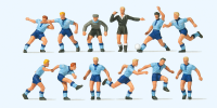 1:87  Fu&amp;#223;ballmannschaft, h`baue Trikots, d`blaue Hosen