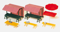 1:87  Marktst&amp;#228;nde, Marktschirme, Bausatz