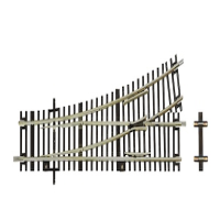H0 UF Weiche li. Wr 15