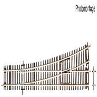 H0 UF Weiche re. Wl 10