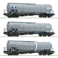 H0 3-tlg. Set: Kesselwagen, MILLET