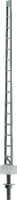 0 Gitter-Streckenmast ohne Ausleger. aus Metall. lackiert