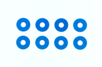 0.75mm ALU Spurverbreiterung blau (8stk.)