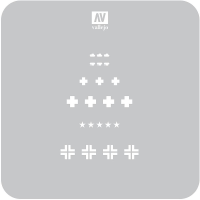 1/35 Schablone, Deutsche WWII