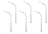 N Peitschenleuchte 5+1 LED we