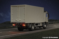 H0 MB Actros 2- achs Kofferaufbau Basis