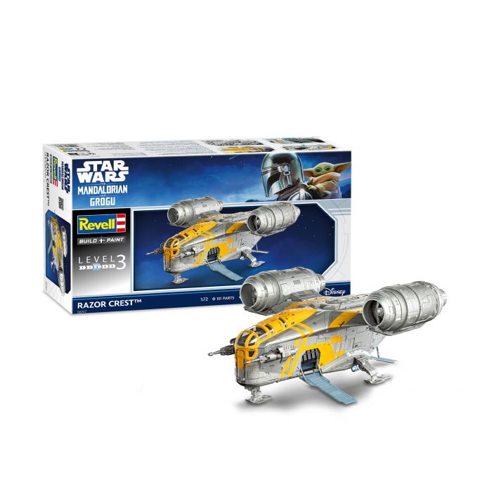 1/72 Star Wars The Mandalorian and Grogu Razor Crest
