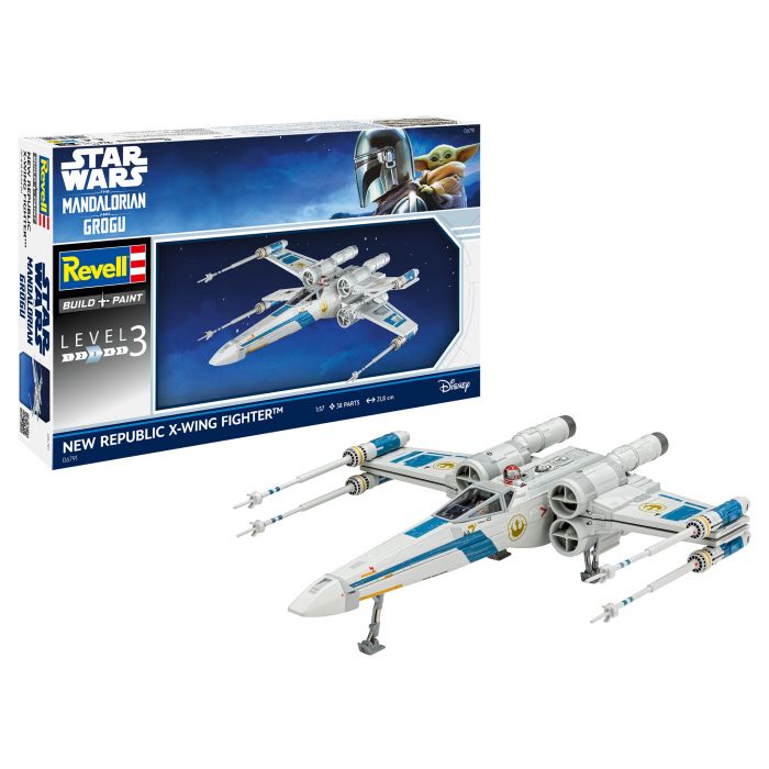 1/57 Star Wars The Mandalorian and Grogu New Republic X-Wing Fighter