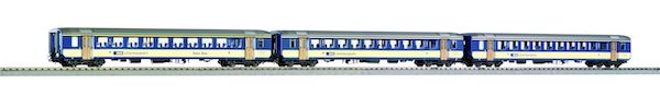 H0BLS 3 EWI A und 2x B Train Bleu DC Ep. IV