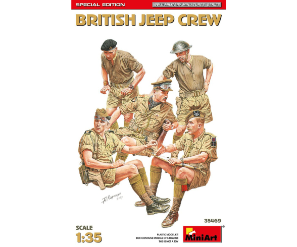 1:35 British Jeep Crew