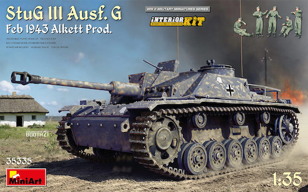 1/35 StuG III  ausf G Feb 1943 Alkett Production INTERIOR Kit
