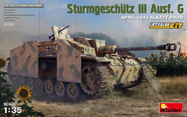 1/35 StuG III  ausf G April 1943 Alkett Production INTERIOR Kit