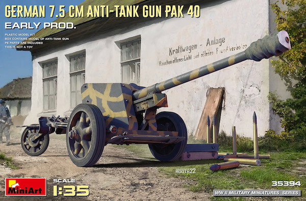 1/35 German 7.5cm Anti Tank PAK40
