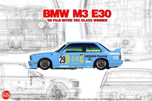 1/24 BMW M3 E30 &#39;90 FUJI INTER TEC CLASS WINNER