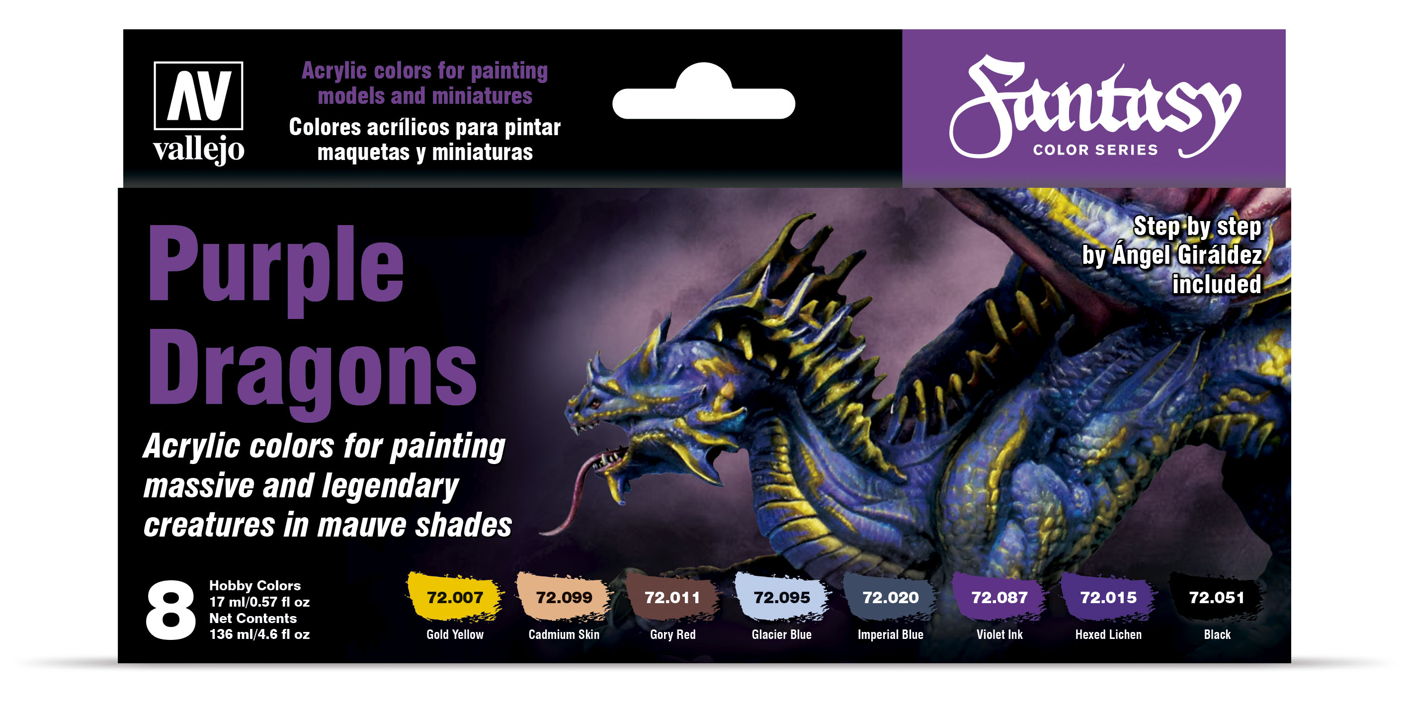 Farb-Set Purple Dragons.