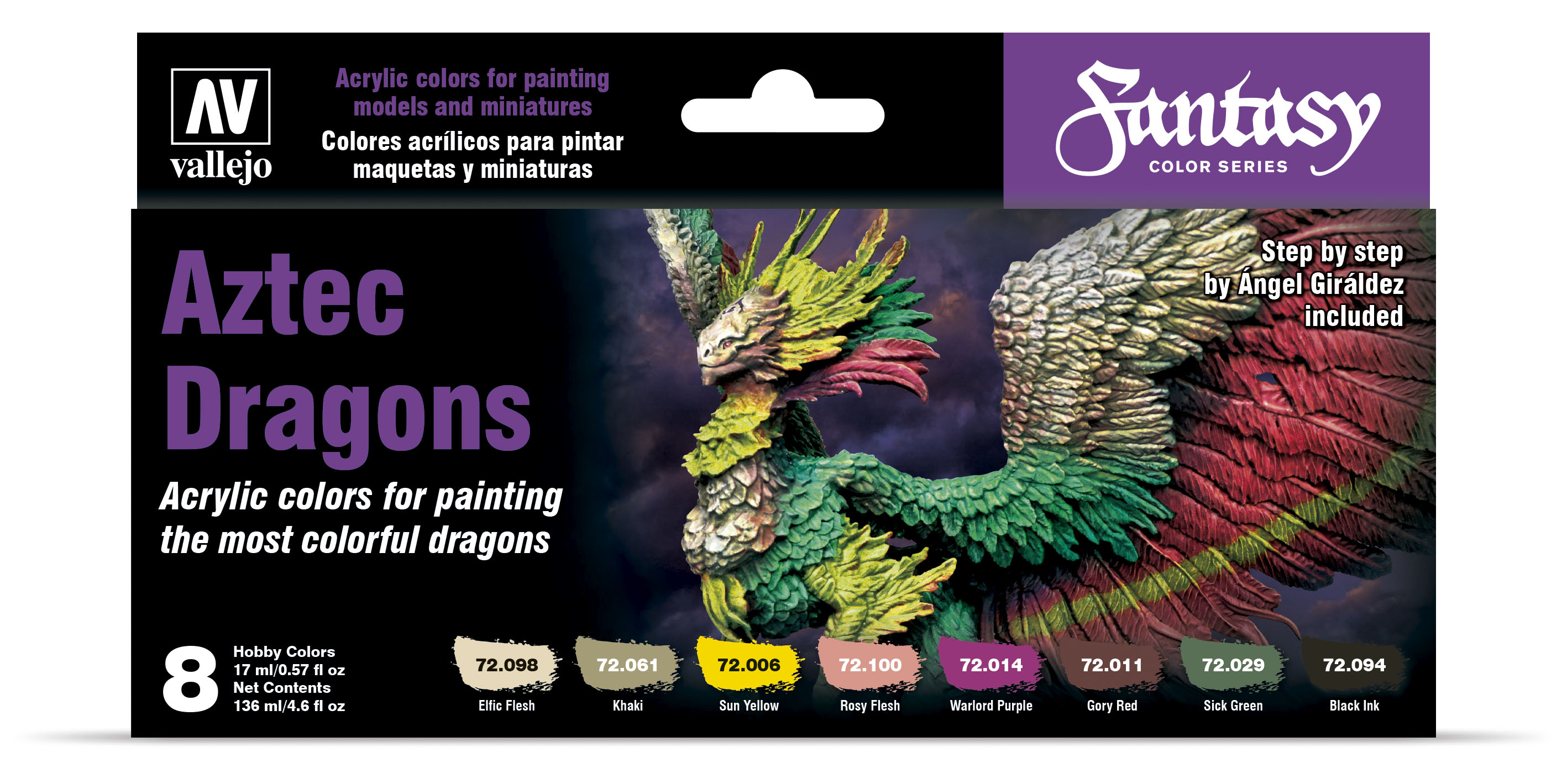 Farb-Set Aztec Dragons