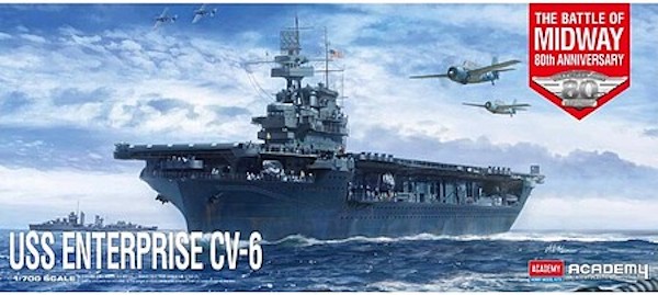 1/700 USS CV-6 ENTERPRISE &quot;BATTLE OF MIDWAY*