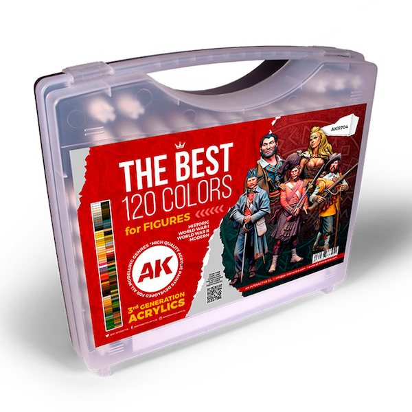 THE BEST 120 COLORS FOR FIGURES
