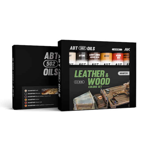 Leather and Wood Set