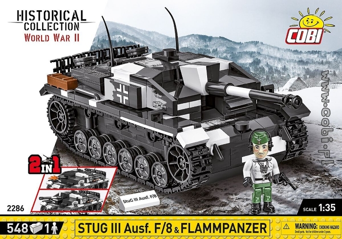 STUG III Ausf.F/8 und Flammenpanzer, 548 Teile