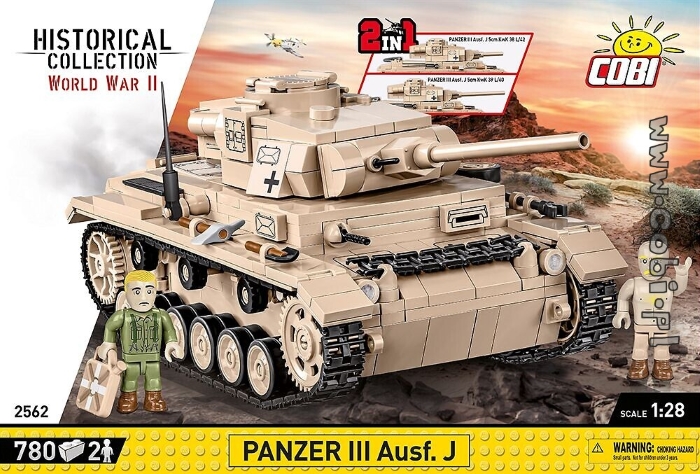 Panzer III Ausf.J, 780 Teile