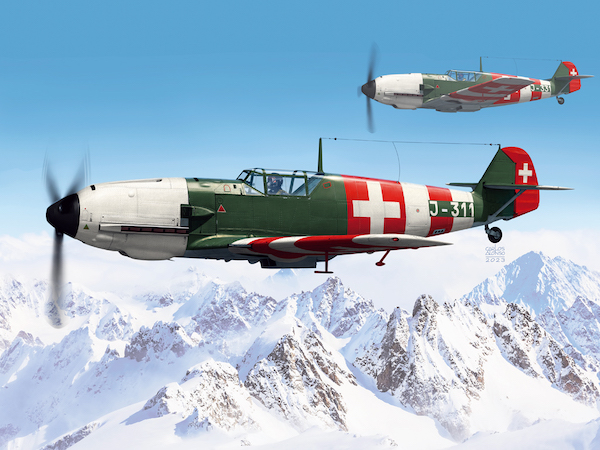 1/48 Messerschmitt Bf-109E-3 &#39;In Swiss Service&#39;