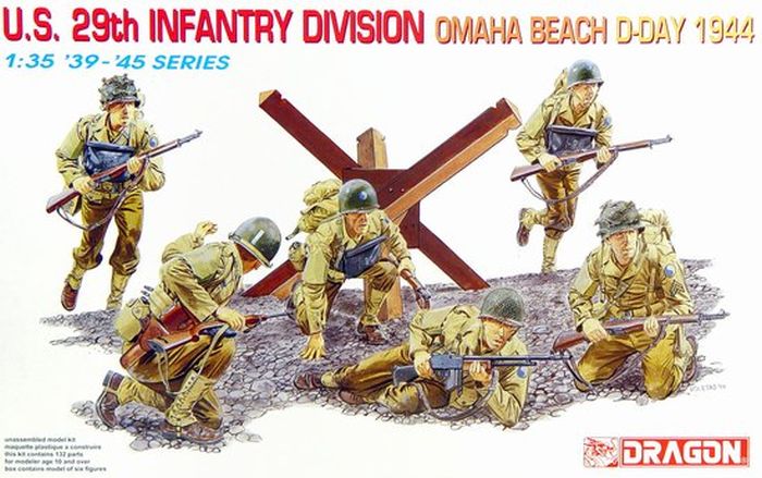 1/35 US 29th Infantry Div. Omaha Beach D-Day 1944