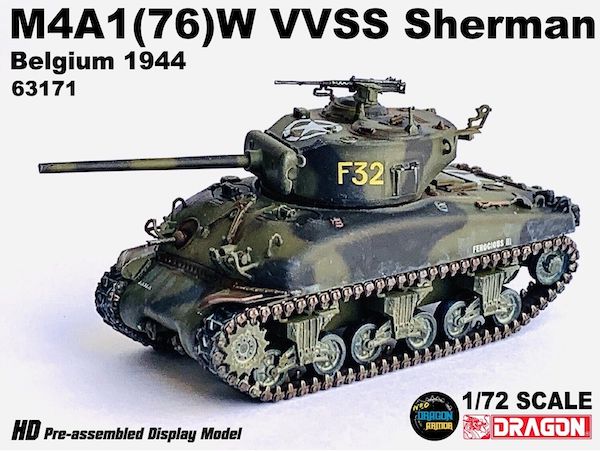 1/72 M4A1(76) W VVSS Sherman  Belgium 1944