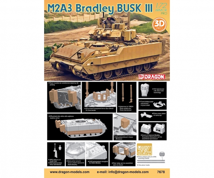 1/72 M2A3 Bradley BUSK III