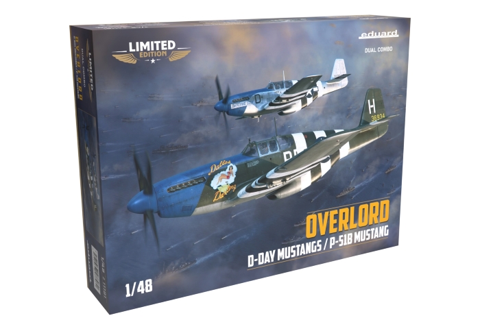 1/48 P-51B Mustang D-Day Overlord Dual Combo