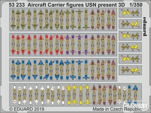 1/350Aircraft Carrier figures USN present 3D