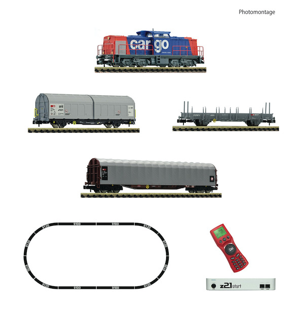 N z21 start Digitalset: Diesellokomotive BR 203 mit G&#252;terzug, SBB Cargo