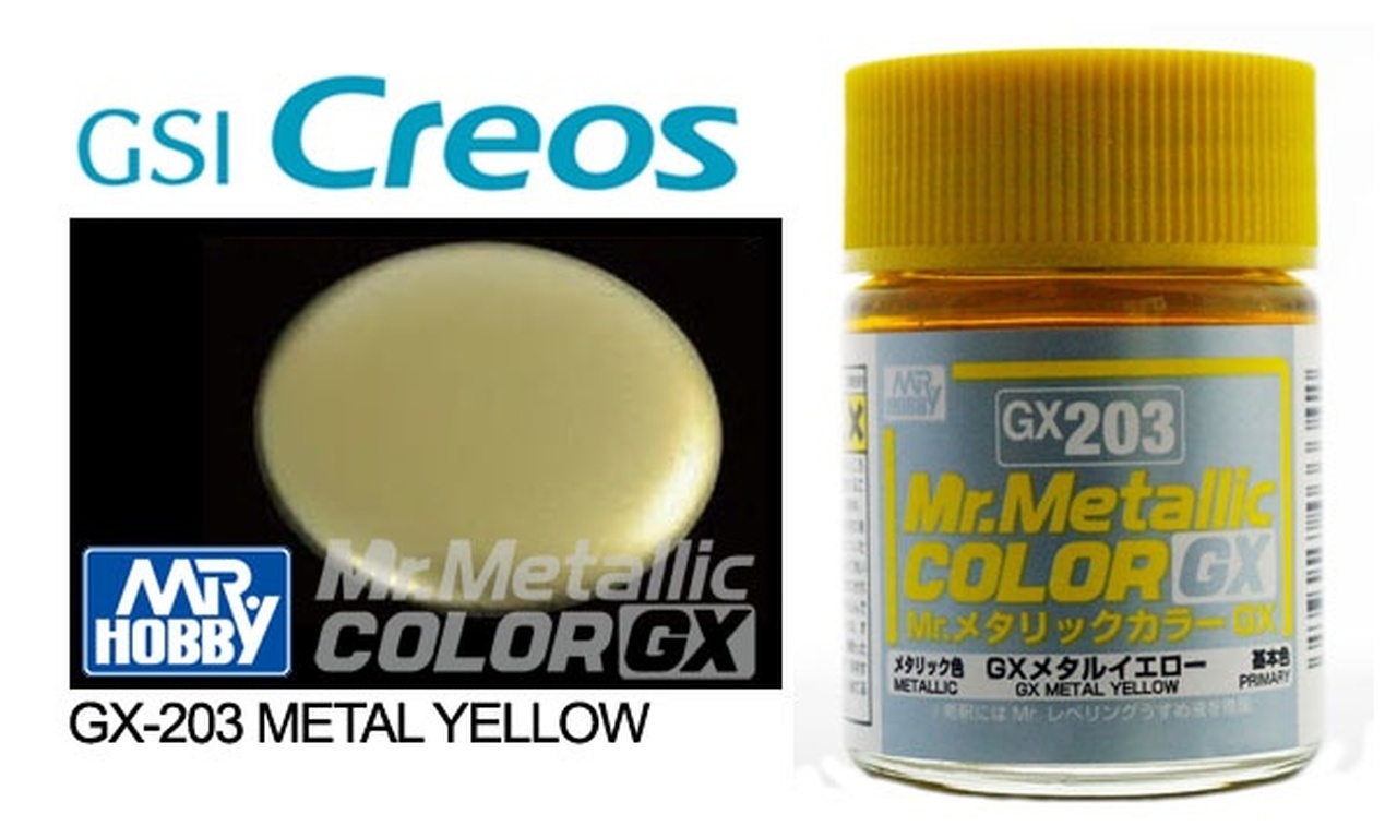 GX Mr. Metallic Colors Yellow 18ml