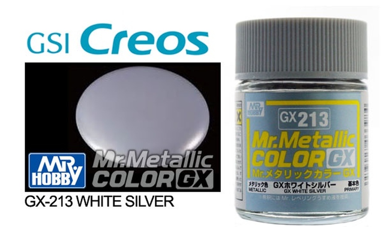 GX Mr. Metallic Colors White Silver 18ml