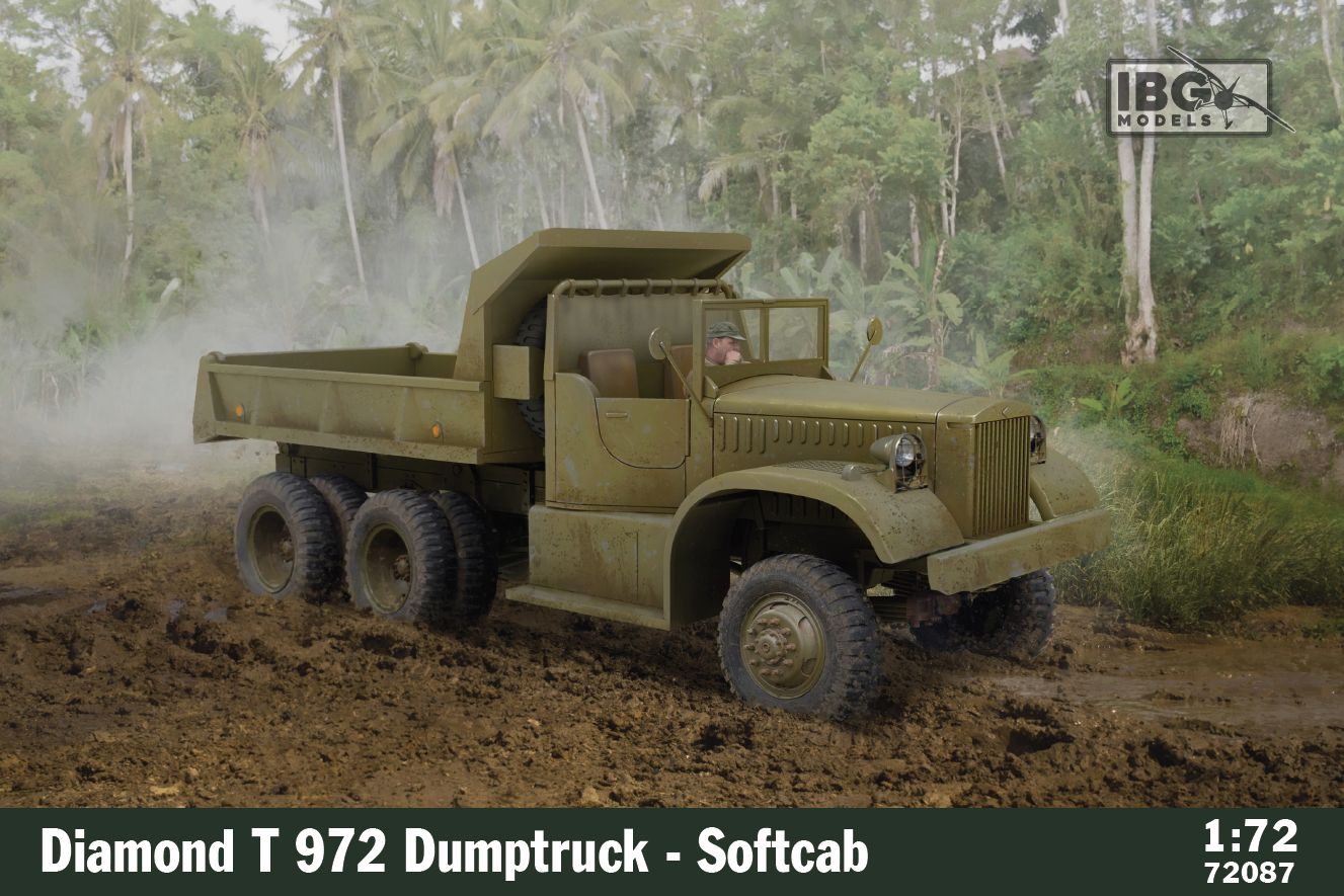 1/72 Diamond T 972 Dumbtruck Softcab