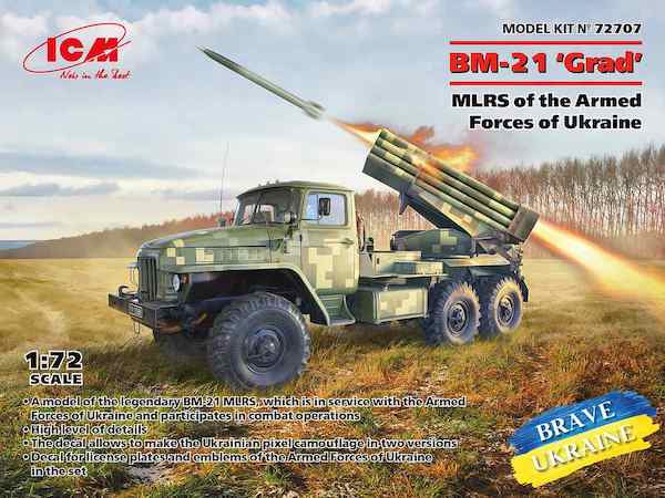 1/72    BM-21 Grad MLRS Armed Forces of Ukraine 